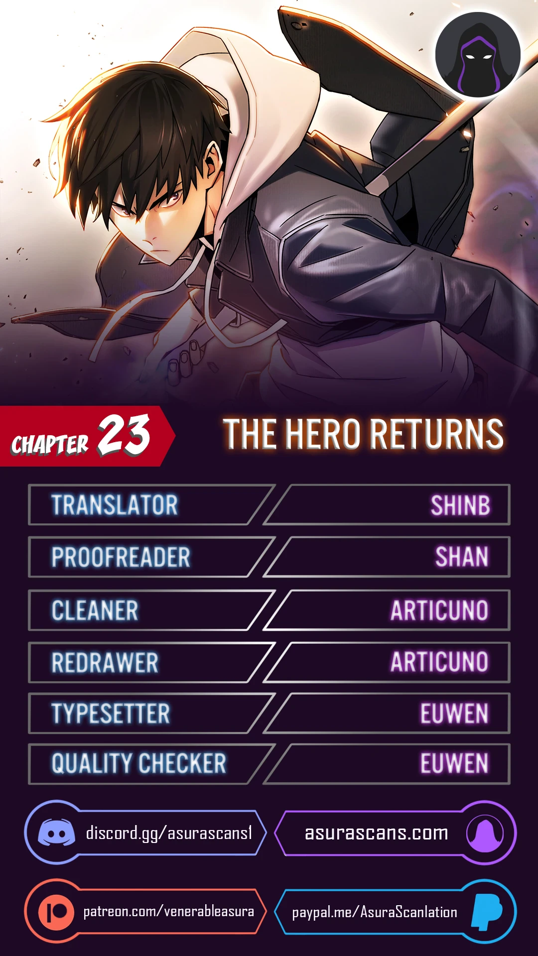 The Hero Returns Chapter 23 — Page 1