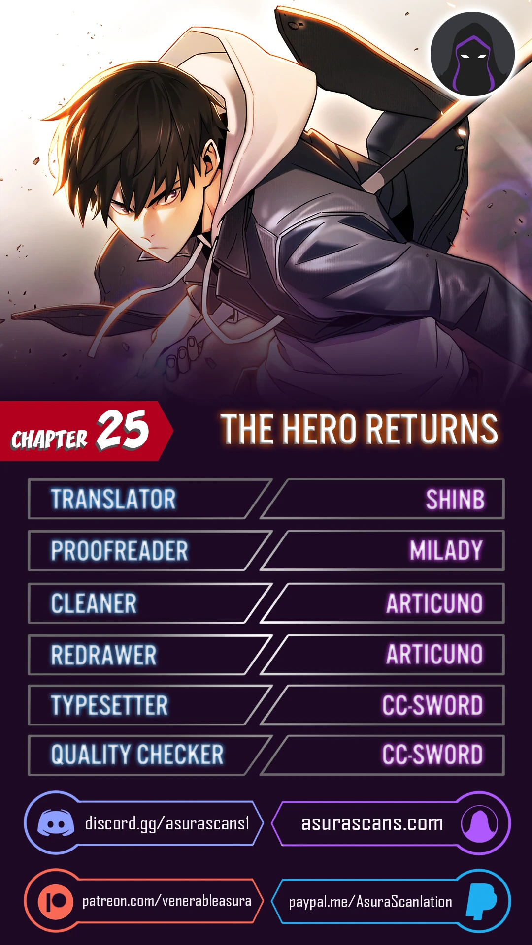The Hero Returns Chapter 25 — Page 1