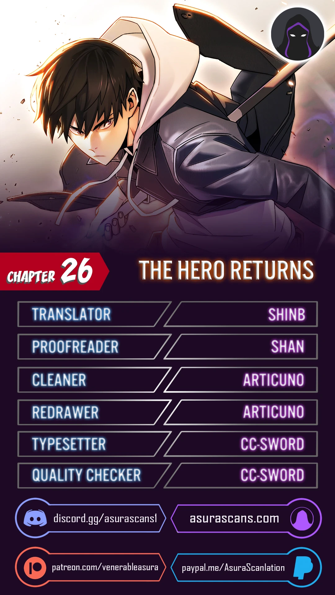 The Hero Returns Chapter 26 — Page 1