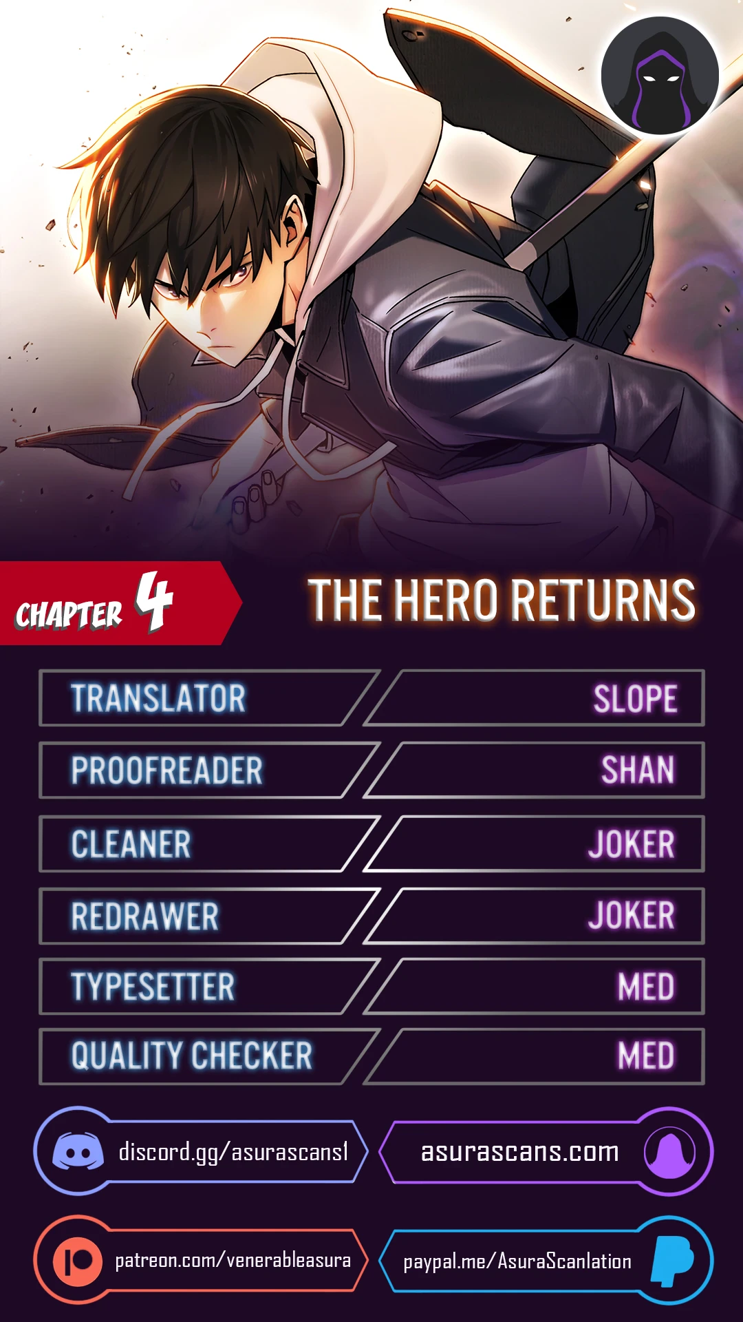 The Hero Returns Chapter 4 — Page 1
