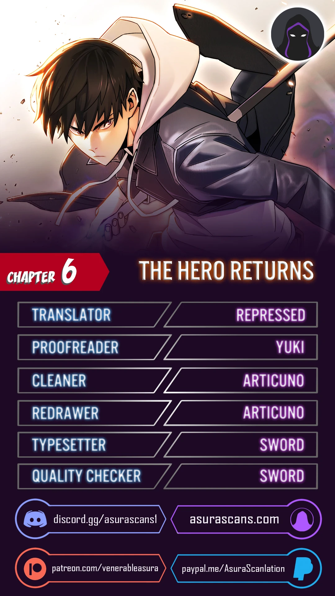 The Hero Returns Chapter 6 — Page 1