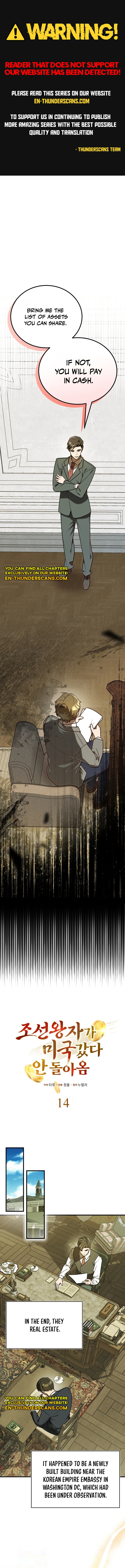 The Joseon Prince Who Went to America and Never Returned Chapter 14 — Page 1
