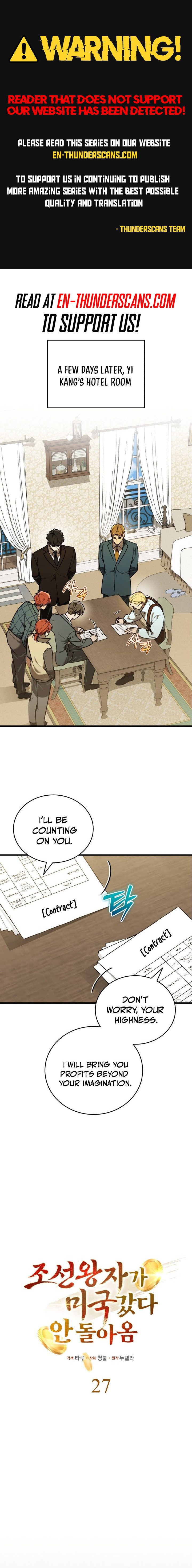 The Joseon Prince Who Went to America and Never Returned Chapter 27 — Page 1