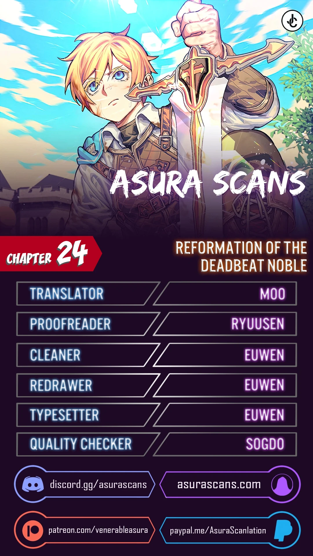 The Lazy Lord Masters the Sword Chapter 24 — Page 1