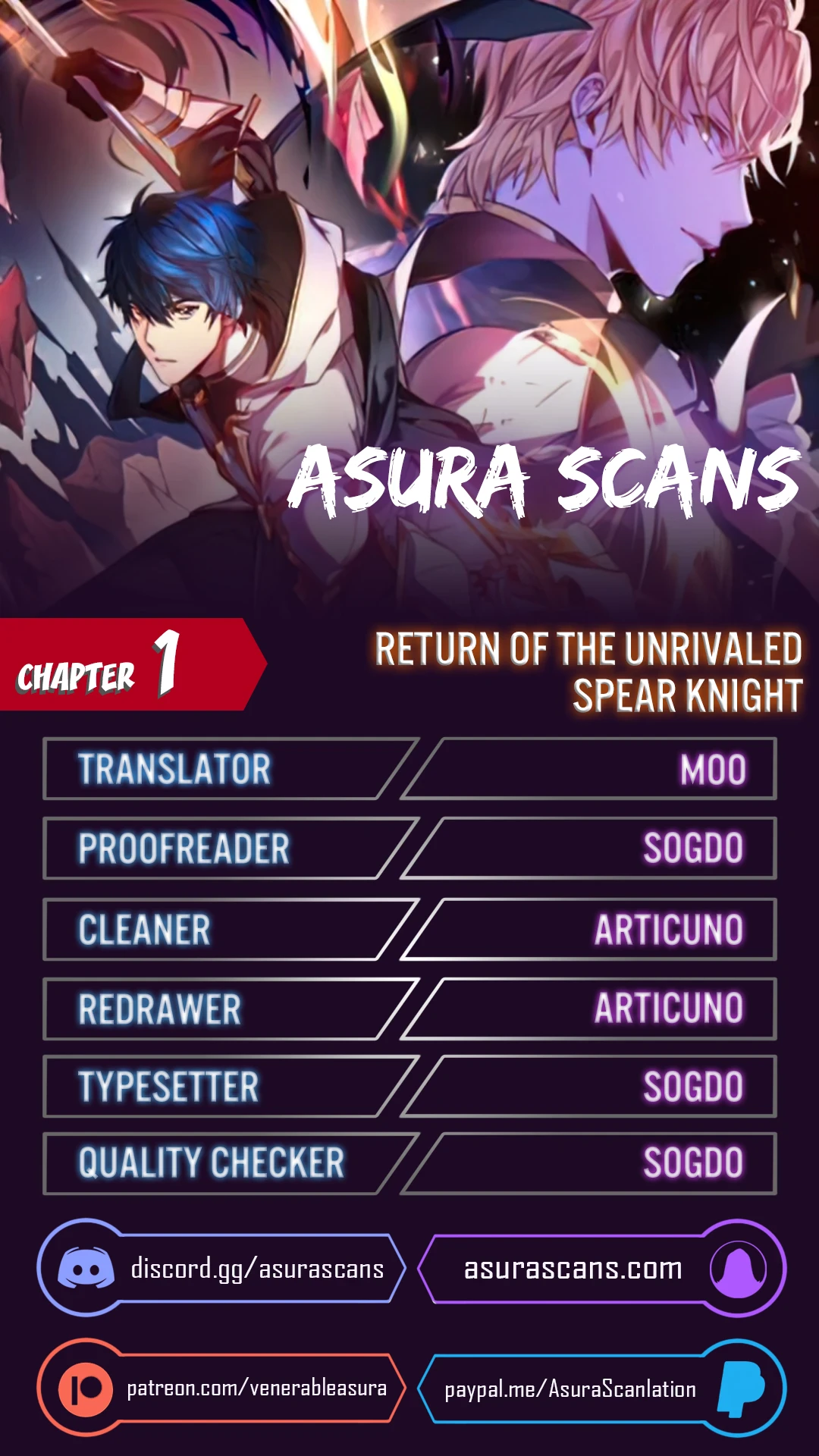 The Legendary Spearman Returns Chapter 1 — Page 1