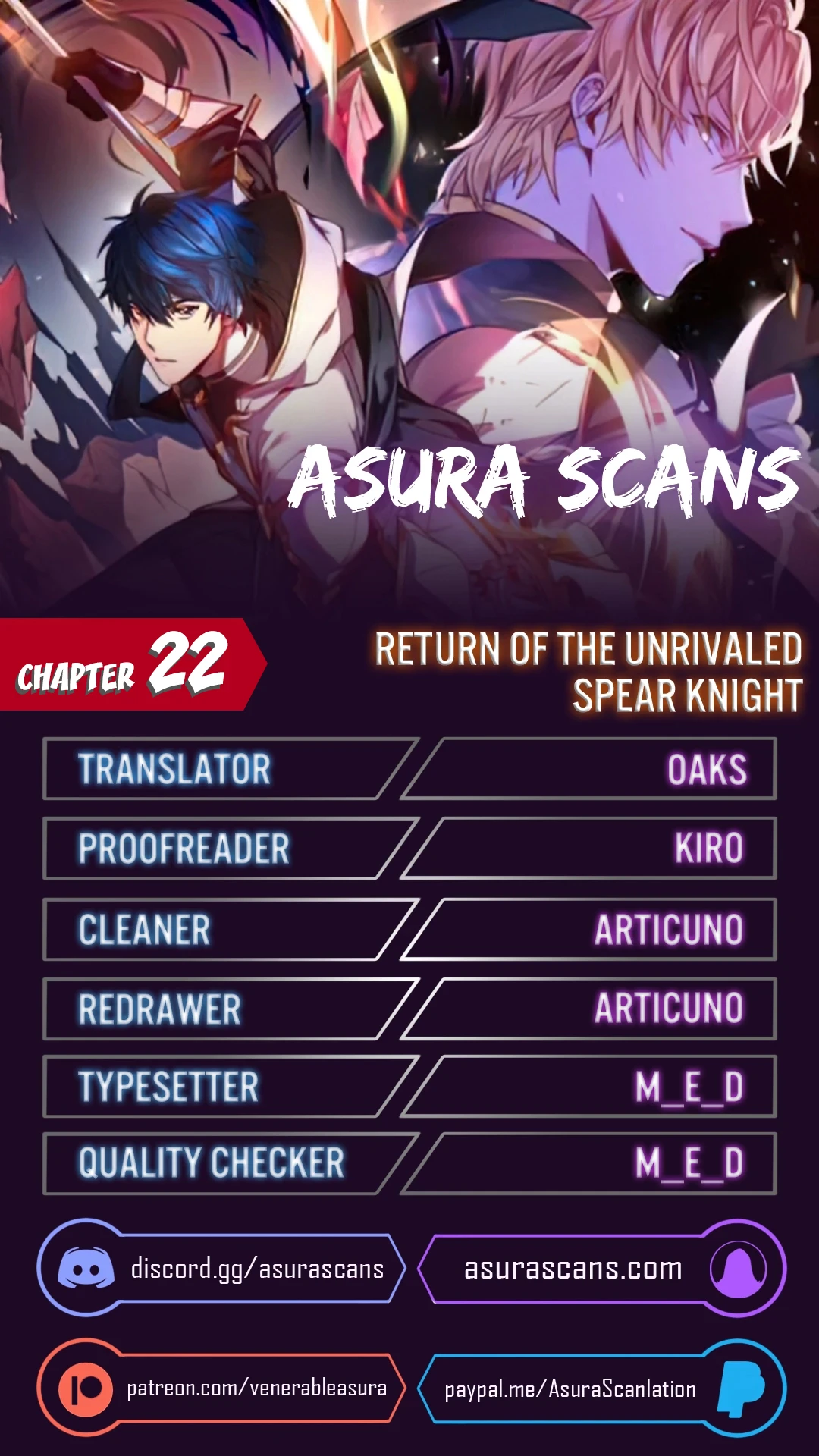 The Legendary Spearman Returns Chapter 22 — Page 1