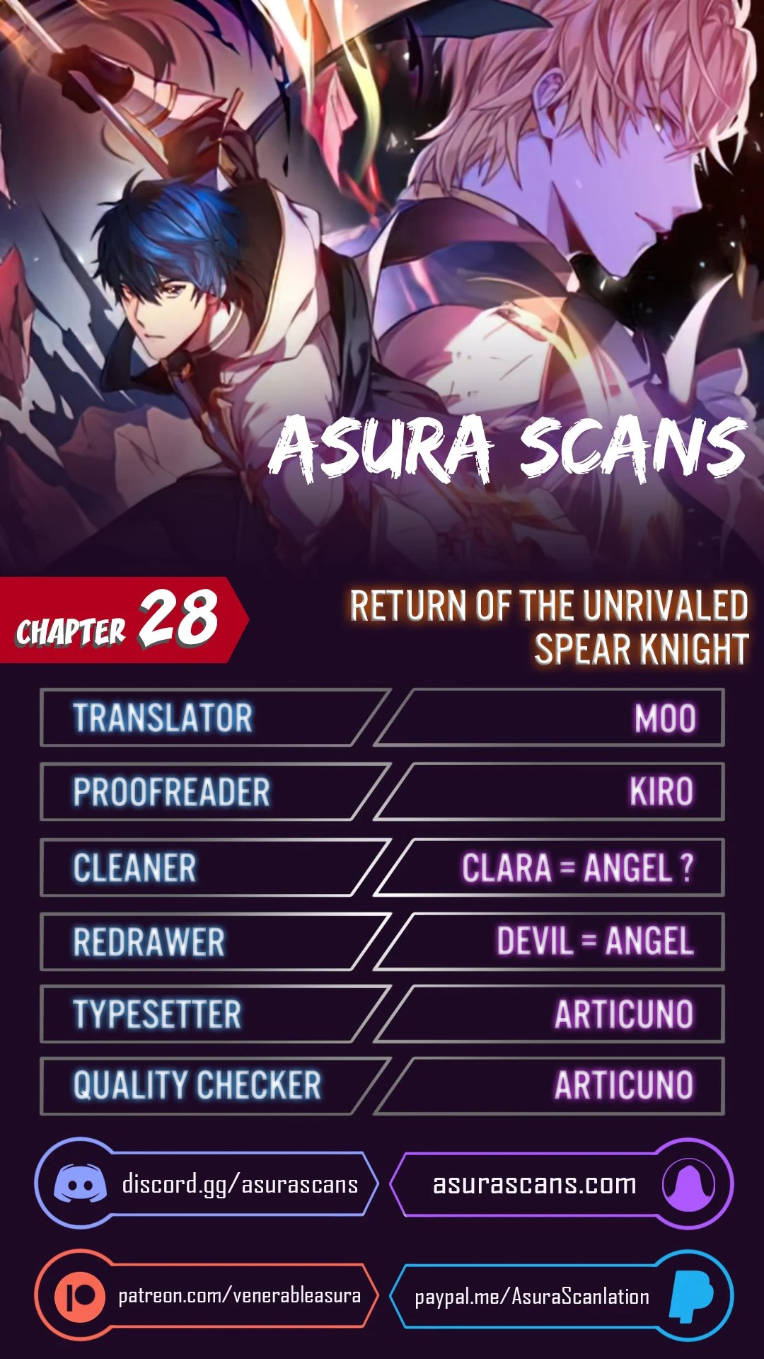 The Legendary Spearman Returns Chapter 28 — Page 1