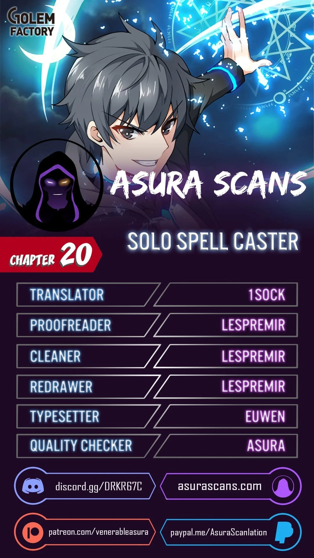 The Lone Spellcaster Chapter 20 — Page 1