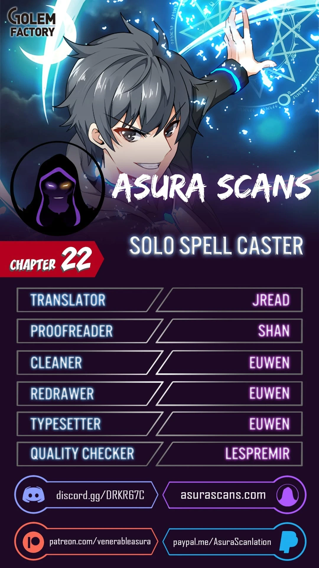 The Lone Spellcaster Chapter 22 — Page 1