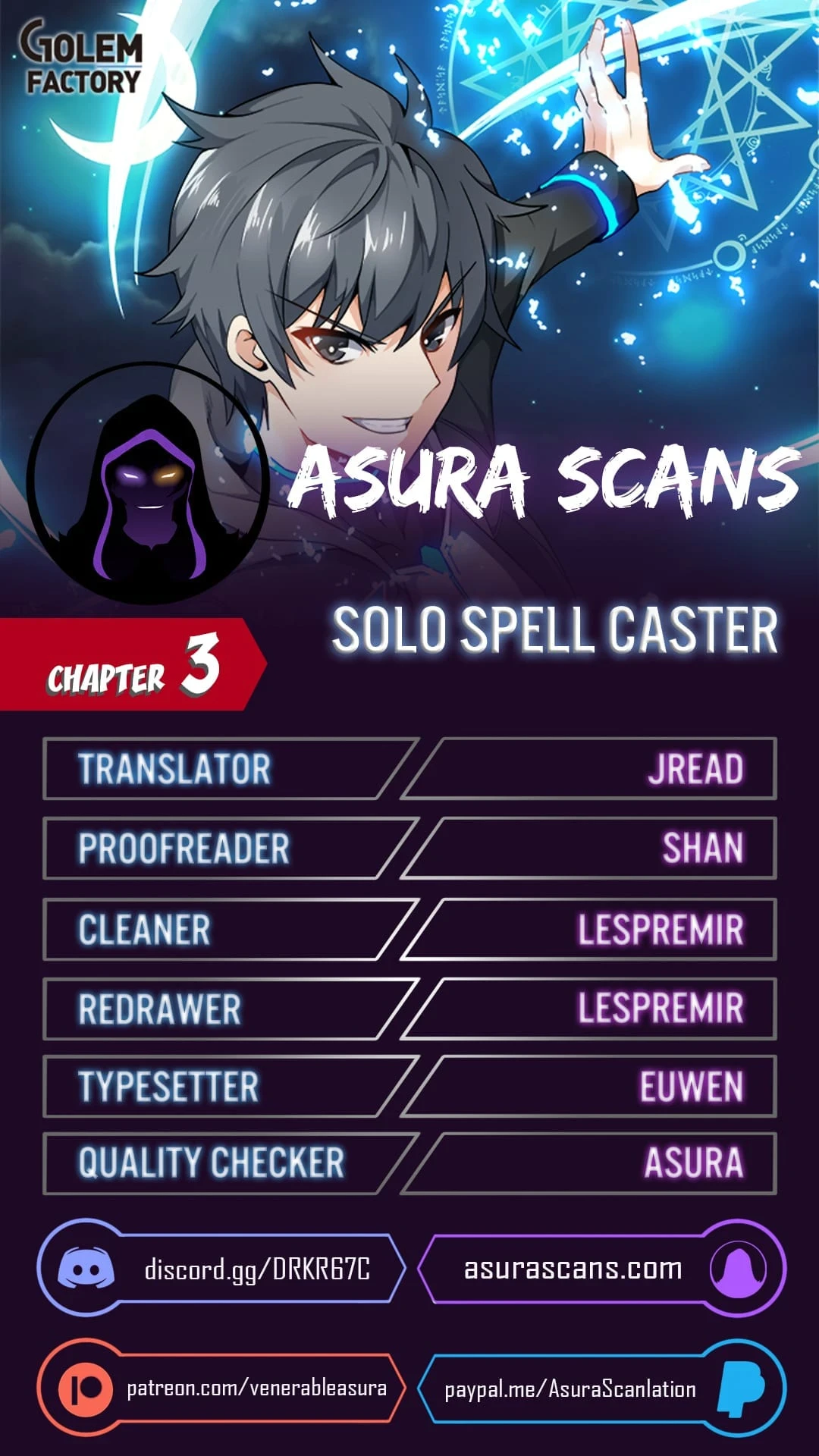 The Lone Spellcaster Chapter 3 — Page 1
