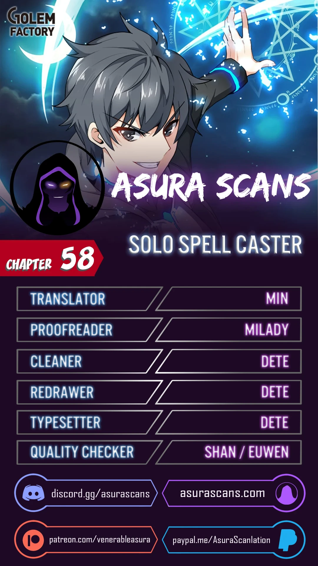 The Lone Spellcaster Chapter 58 — Page 1