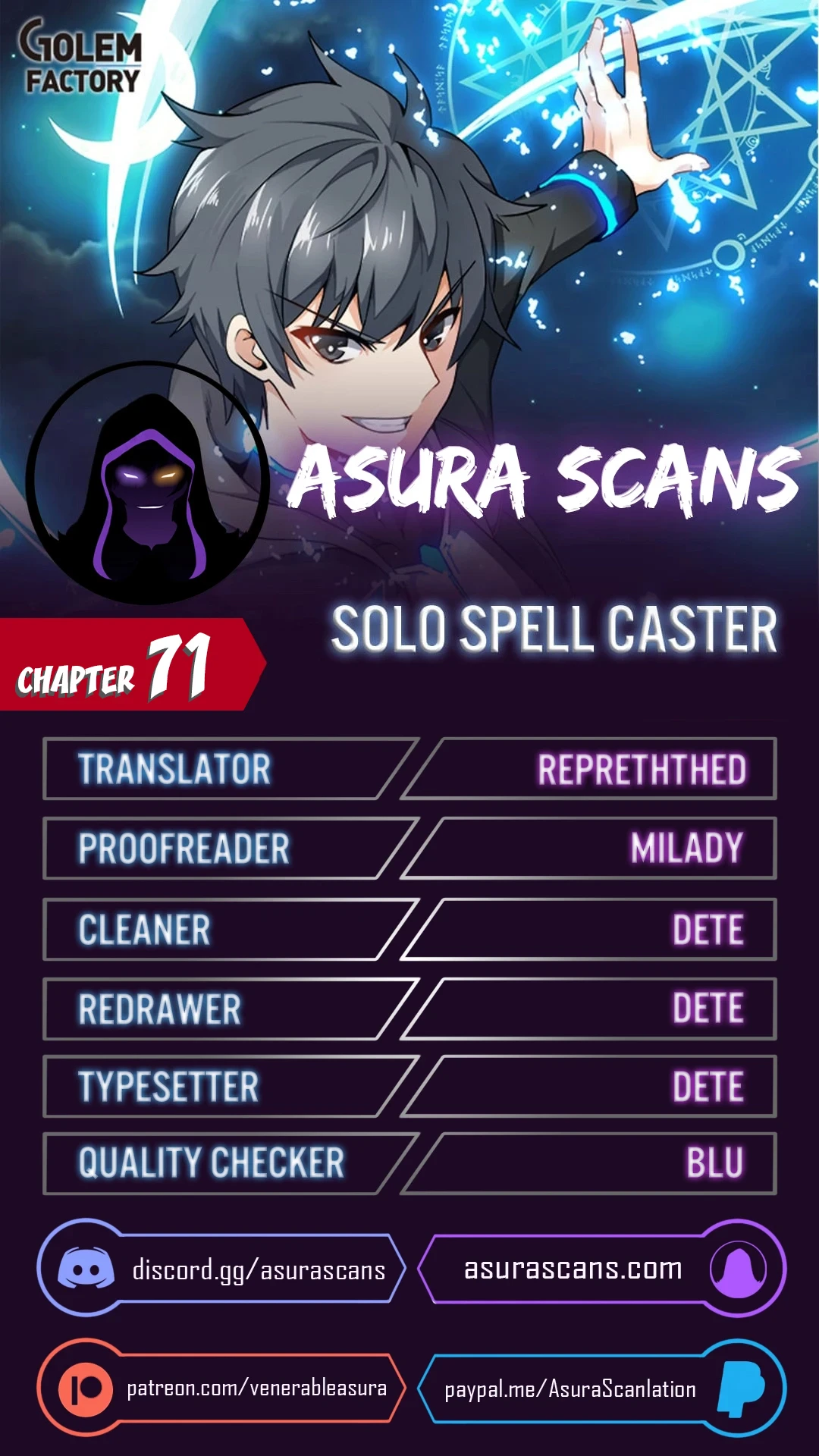 The Lone Spellcaster Chapter 71 — Page 1