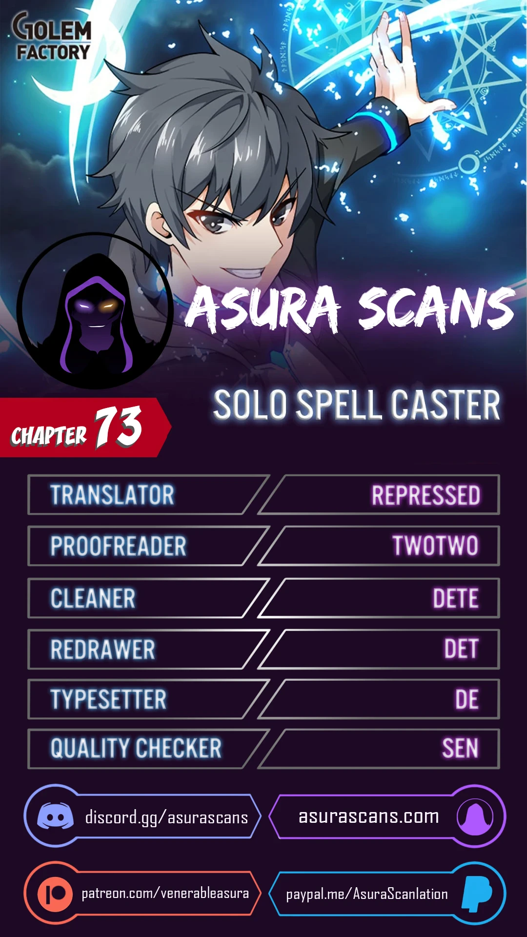 The Lone Spellcaster Chapter 73 — Page 1