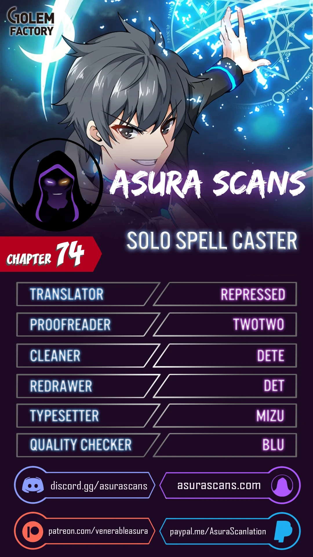 The Lone Spellcaster Chapter 74 — Page 1
