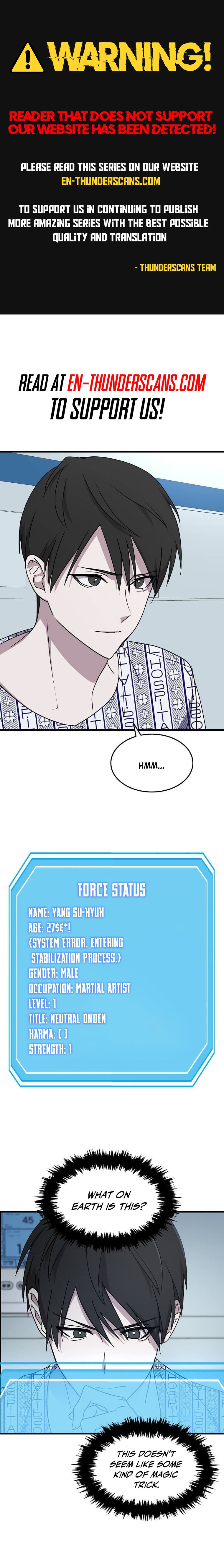 The Martial God Who Levels Up Chapter 2 — Page 1