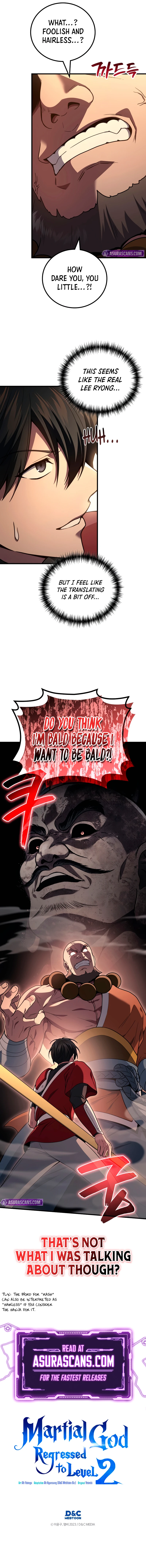 The Martial God Who Regressed Back to Level 2 Chapter 109 — Page 11