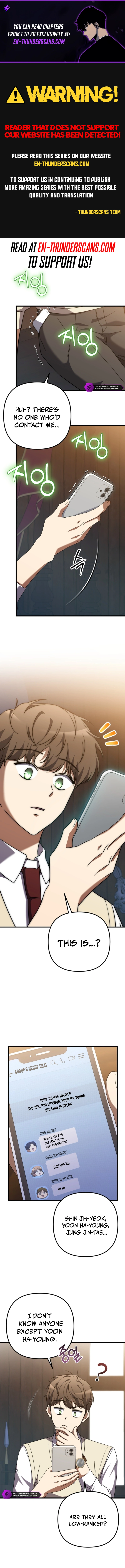 The New Protagonist's Challenge Chapter 5 — Page 1