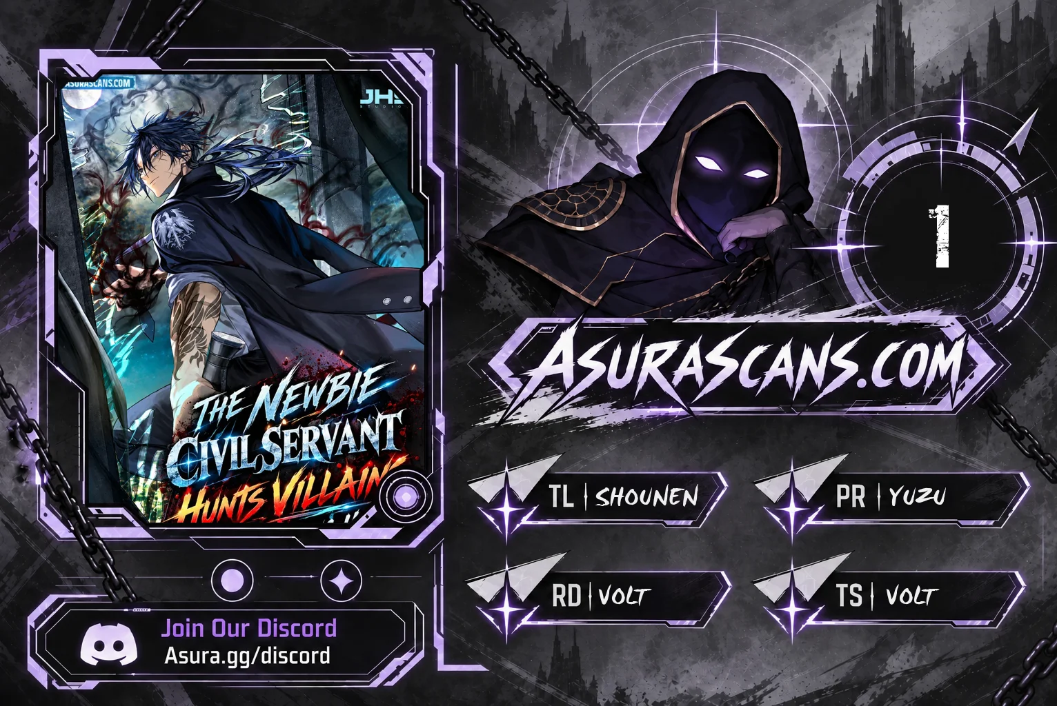 The Newbie Civil Servant Hunts Villains Before Going Home Chapter 1 — Page 1
