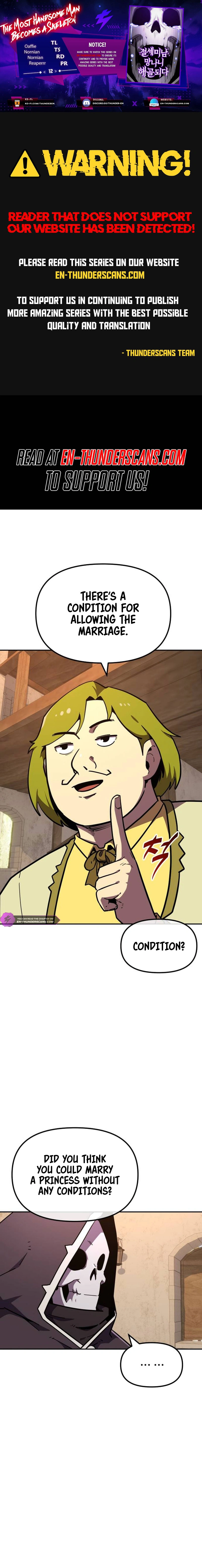 The Peerless Handsome Man Becomes a Skeleton Chapter 12 — Page 1