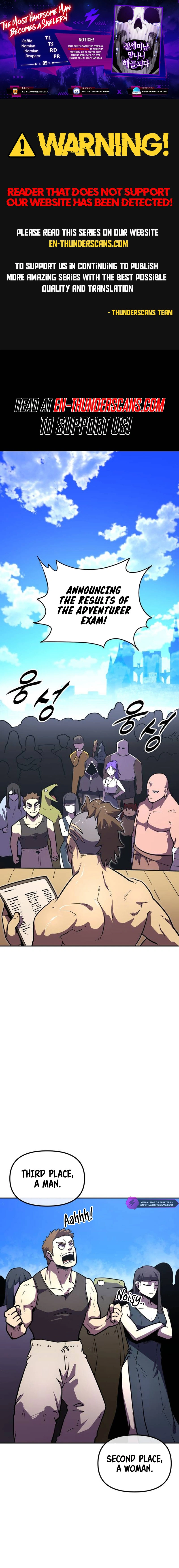 The Peerless Handsome Man Becomes a Skeleton Chapter 9 — Page 1
