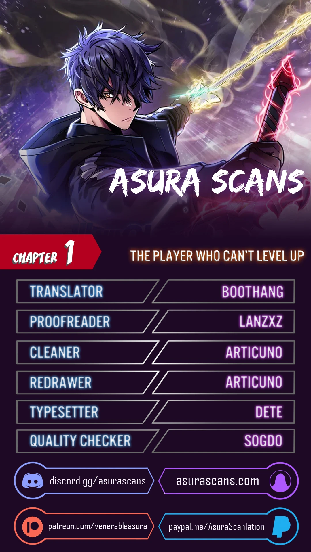 The Player Who Can't Level Up Chapter 1 — Page 1