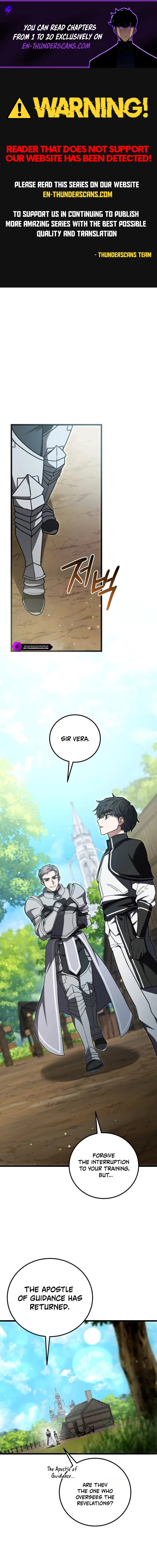 The Regressor and the Blind Saintess Chapter 7 — Page 1