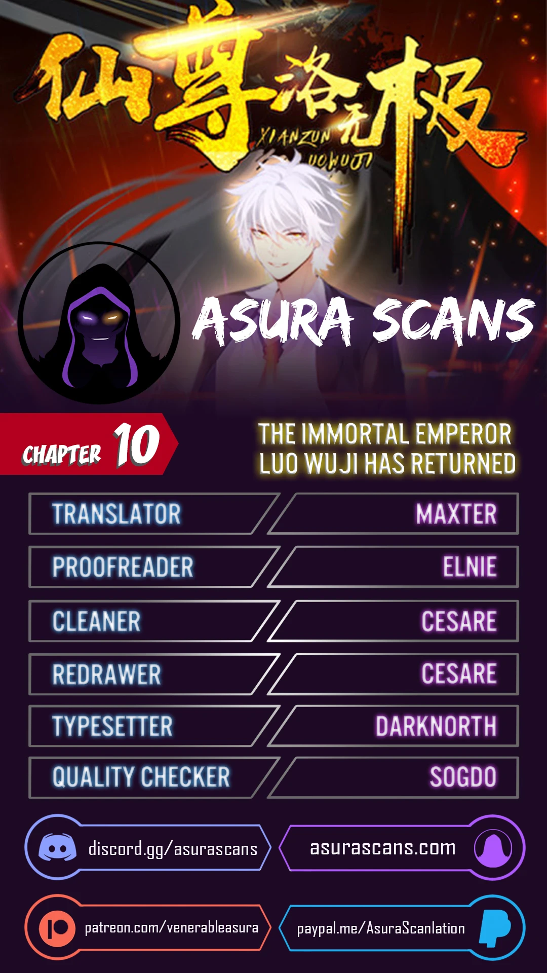 The Return of Immortal Emperor Luo Wuji Chapter 10 — Page 1