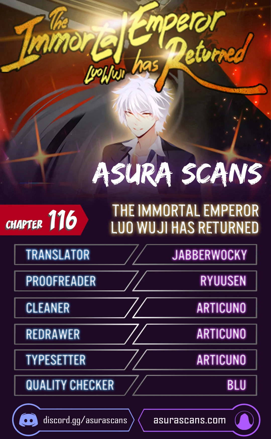 The Return of Immortal Emperor Luo Wuji Chapter 116 — Page 1