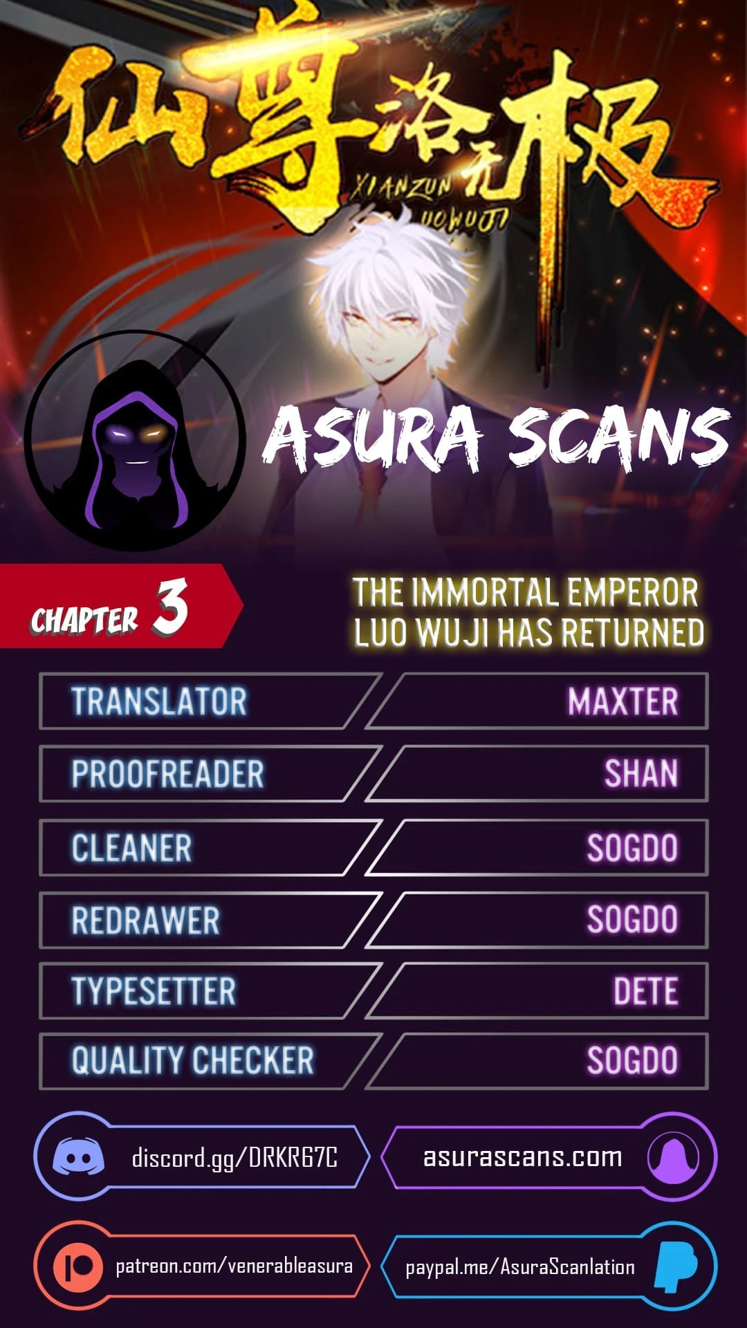 The Return of Immortal Emperor Luo Wuji Chapter 3 — Page 1
