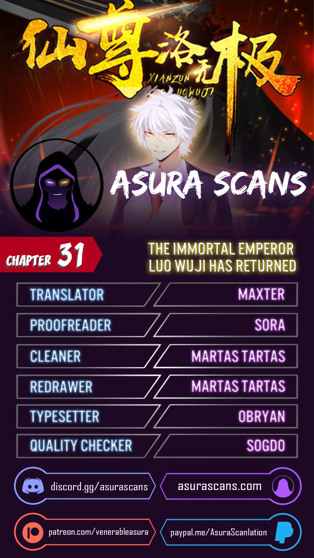 The Return of Immortal Emperor Luo Wuji Chapter 31 — Page 1