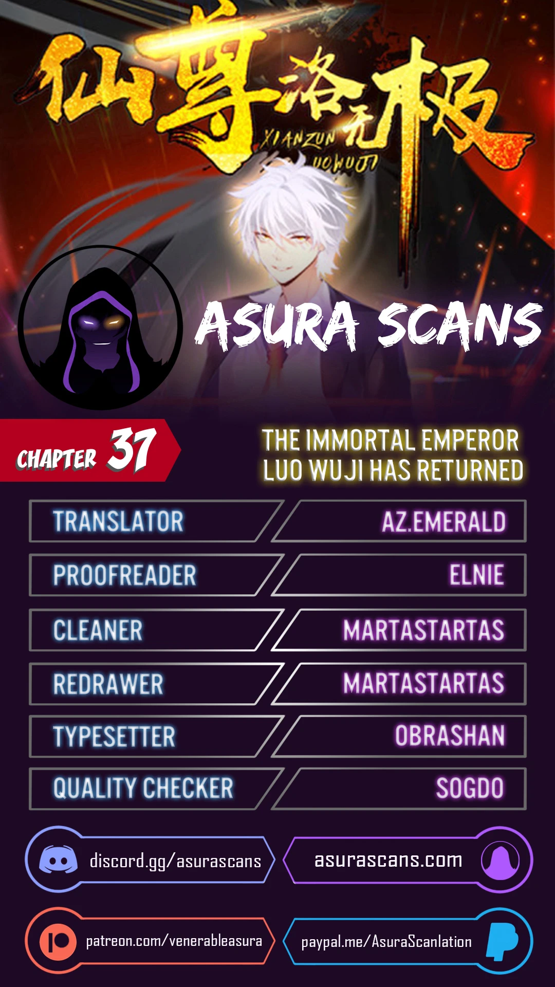 The Return of Immortal Emperor Luo Wuji Chapter 37 — Page 1