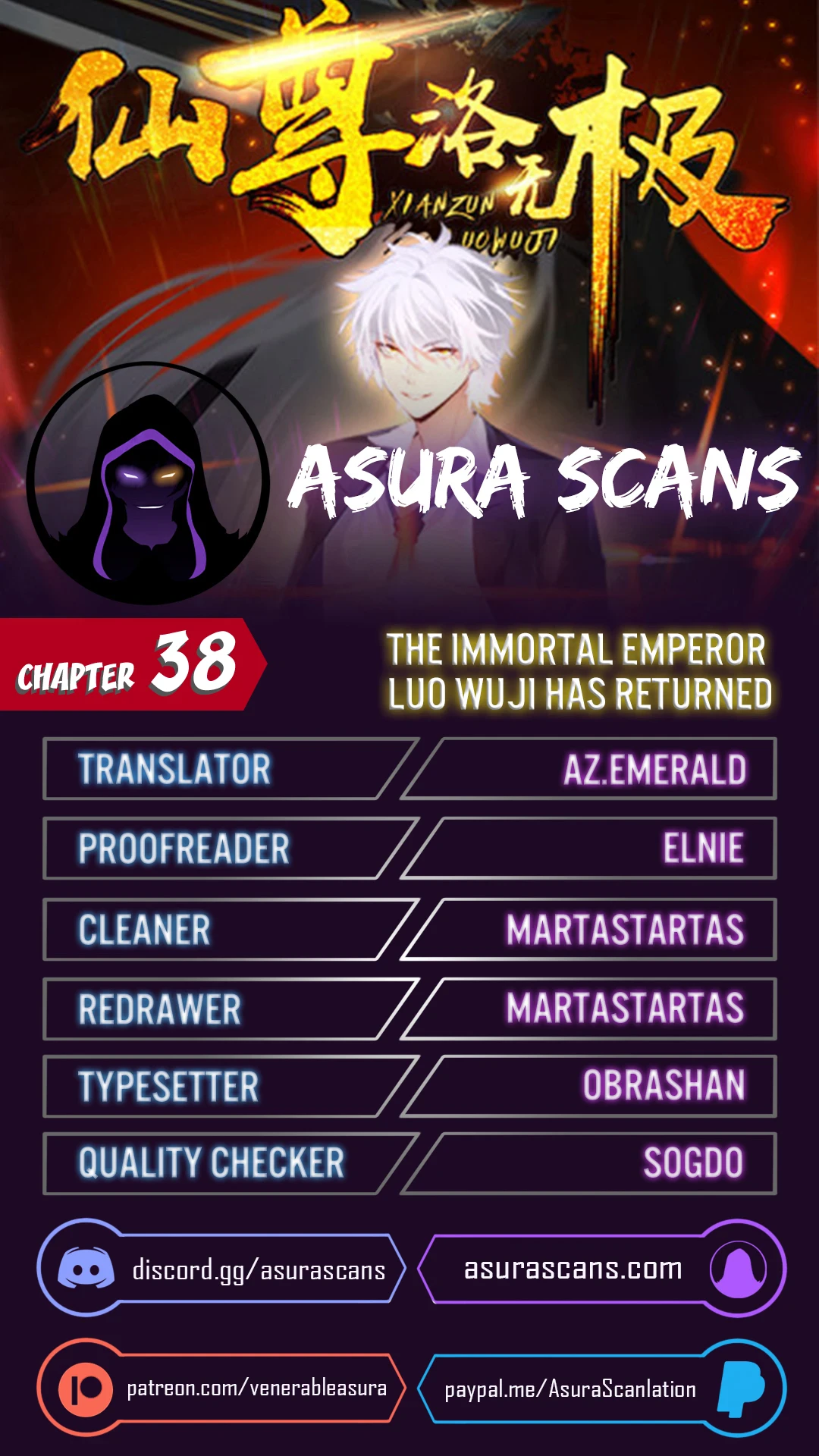 The Return of Immortal Emperor Luo Wuji Chapter 38 — Page 1