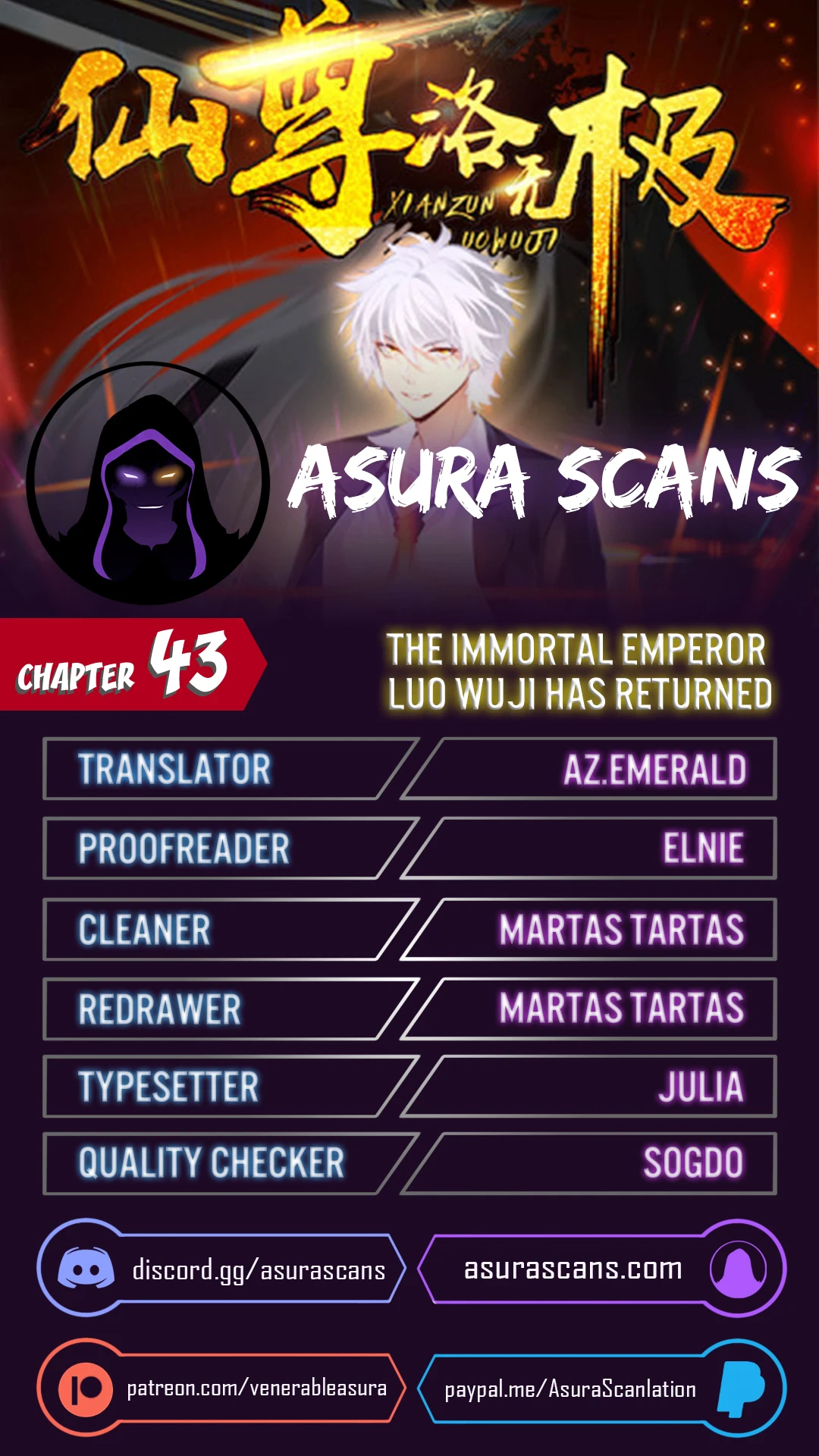 The Return of Immortal Emperor Luo Wuji Chapter 43 — Page 1