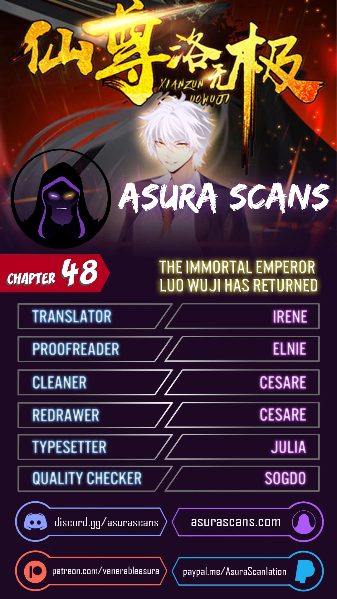 The Return of Immortal Emperor Luo Wuji Chapter 48 — Page 1