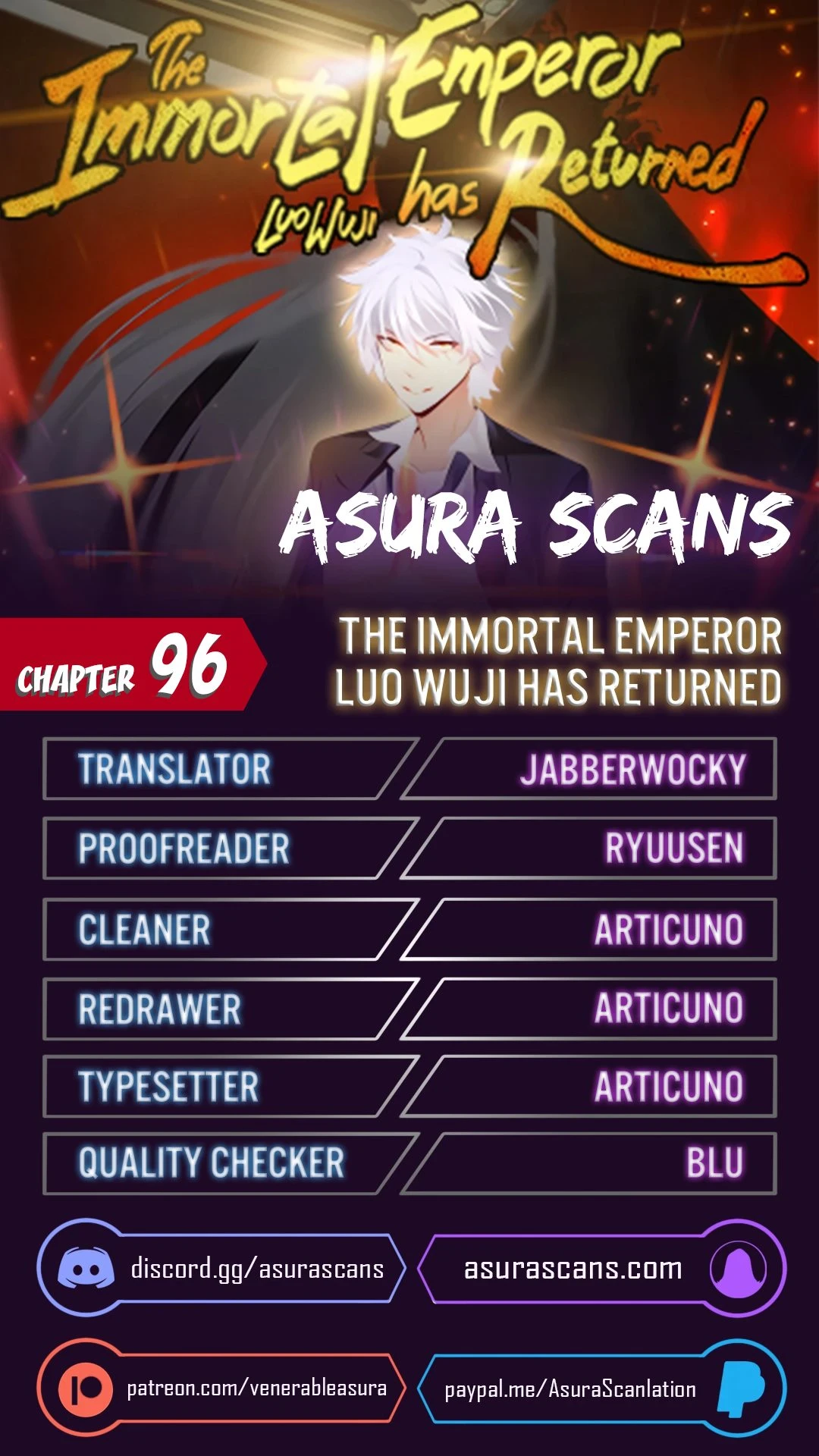 The Return of Immortal Emperor Luo Wuji Chapter 96 — Page 1