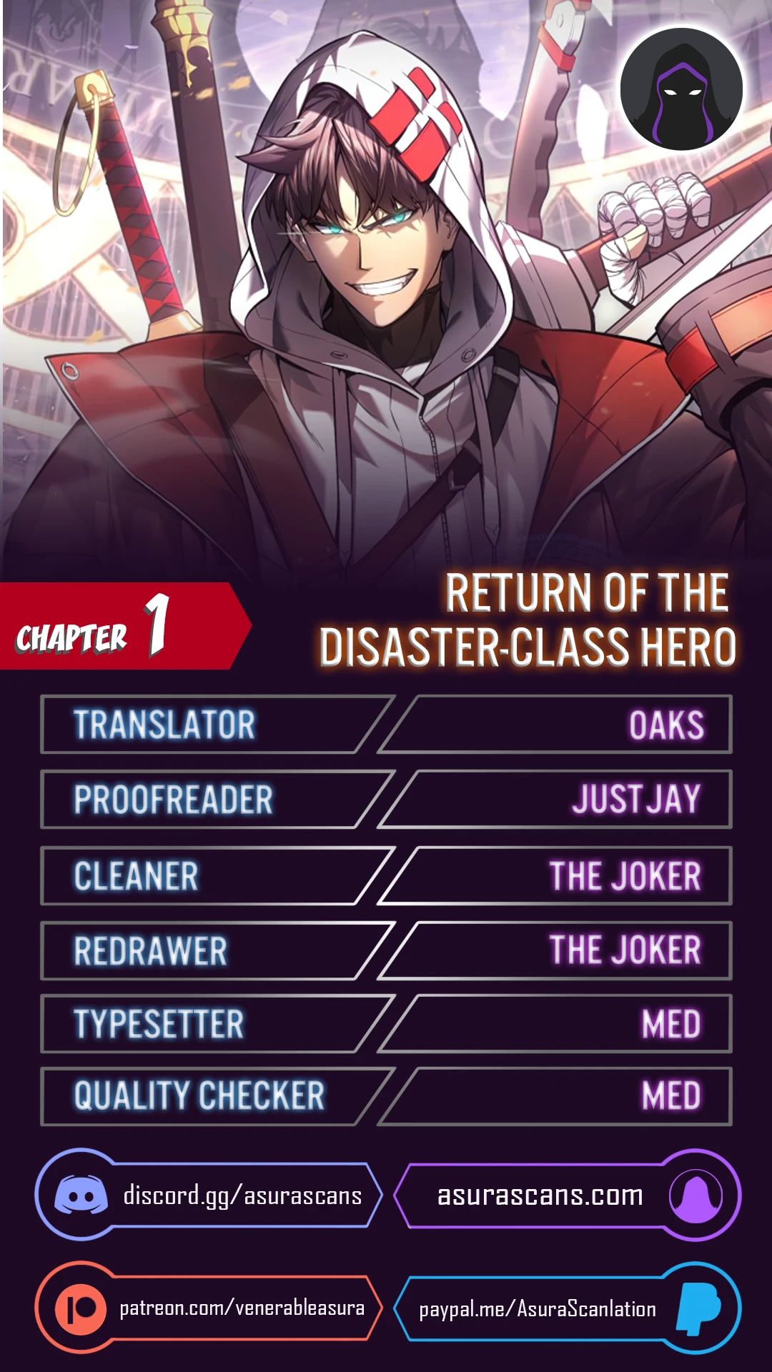 The Return of the Disaster-Class Hero Chapter 1 — Page 1
