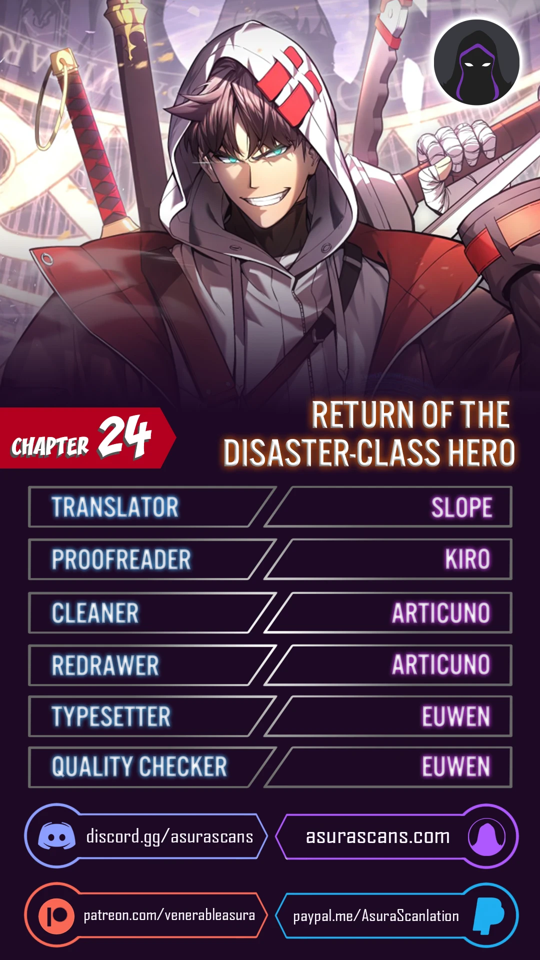 The Return of the Disaster-Class Hero Chapter 24 — Page 1