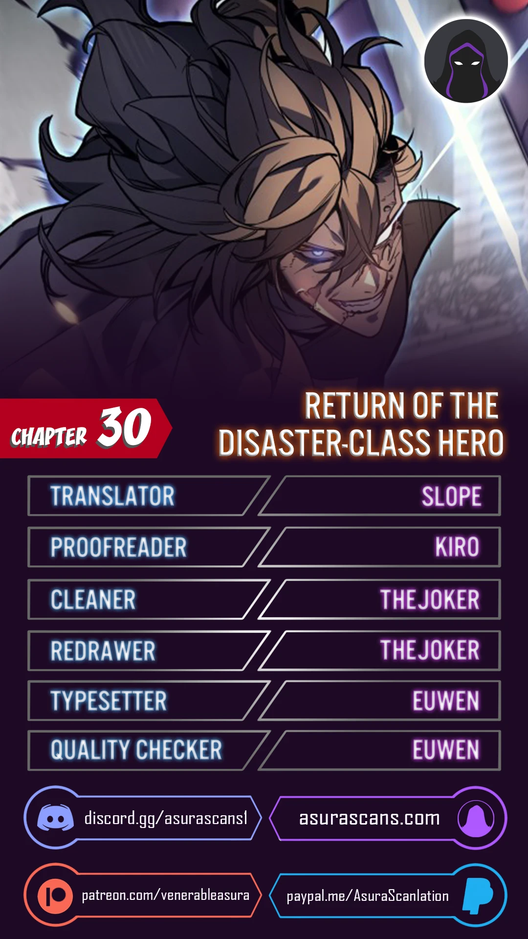 The Return of the Disaster-Class Hero Chapter 30 — Page 1