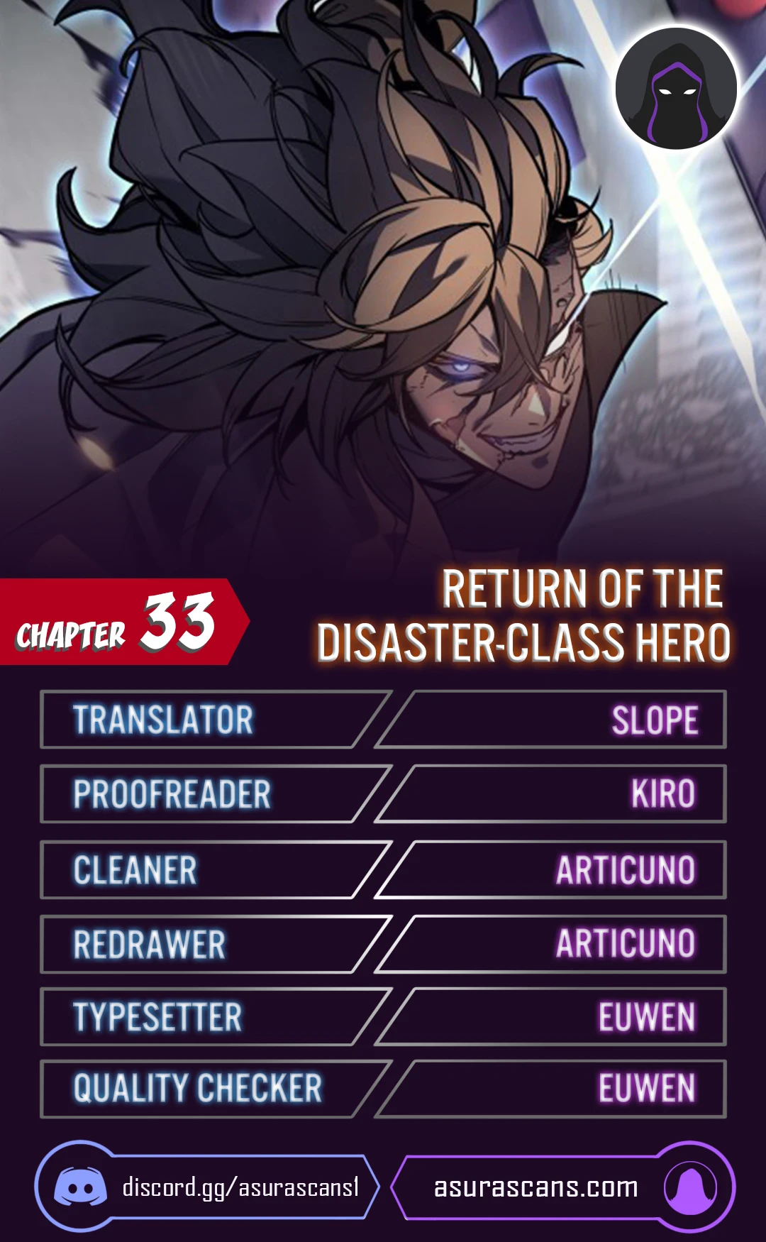 The Return of the Disaster-Class Hero Chapter 33 — Page 1