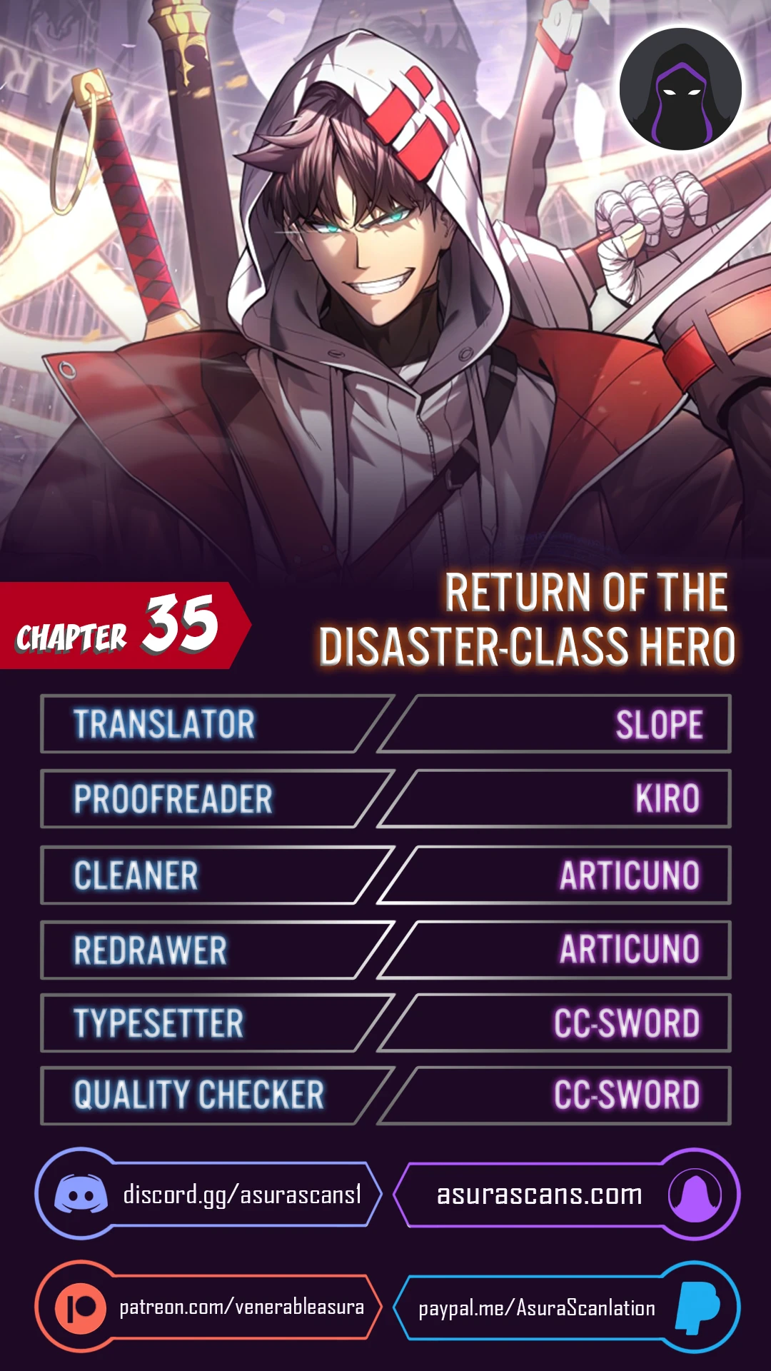 The Return of the Disaster-Class Hero Chapter 35 — Page 1