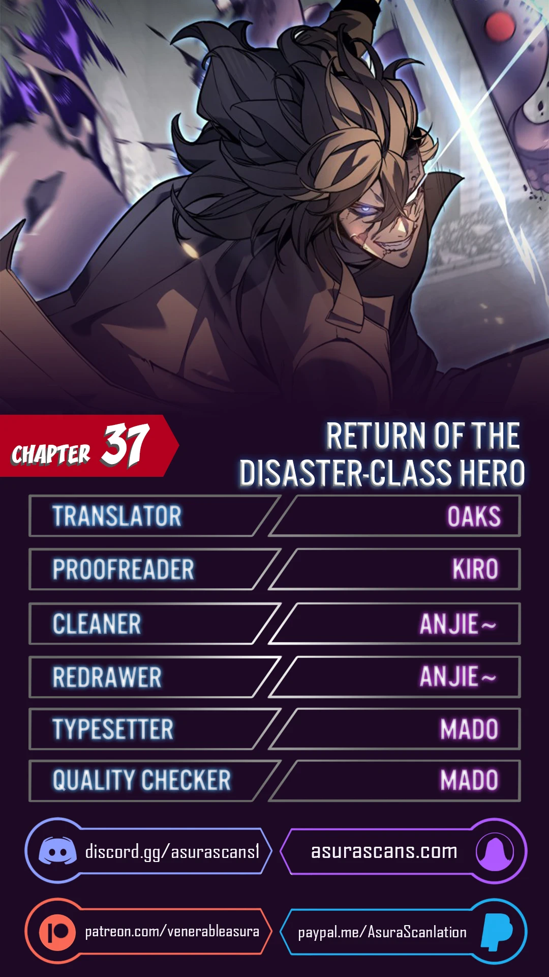 The Return of the Disaster-Class Hero Chapter 37 — Page 1