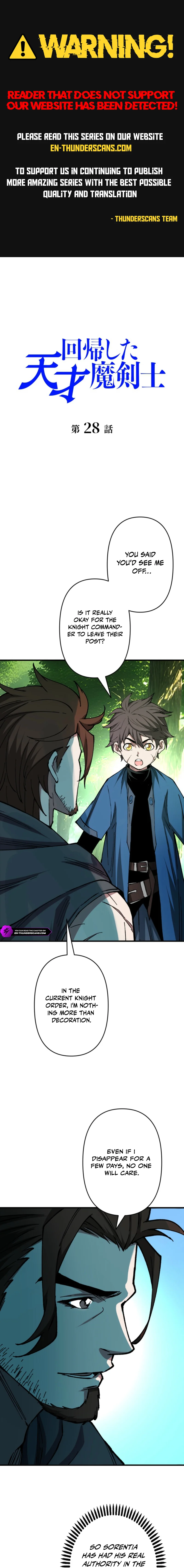 The Return of the Genius Magic Swordsman Chapter 28 — Page 1