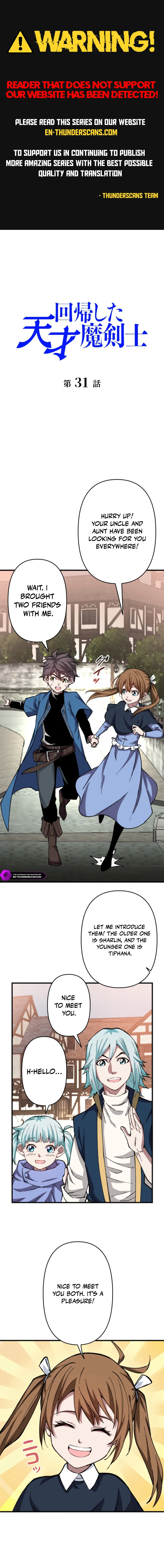 The Return of the Genius Magic Swordsman Chapter 31 — Page 1
