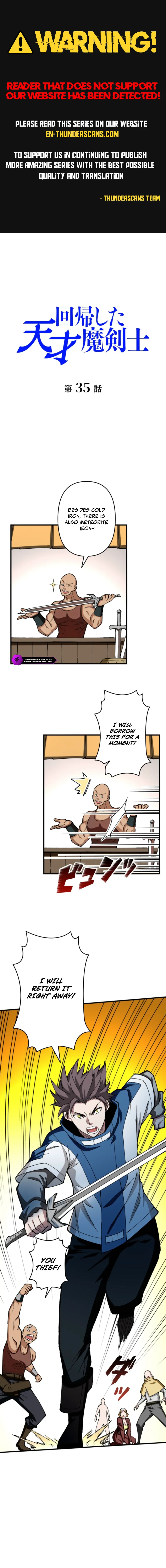 The Return of the Genius Magic Swordsman Chapter 35 — Page 1
