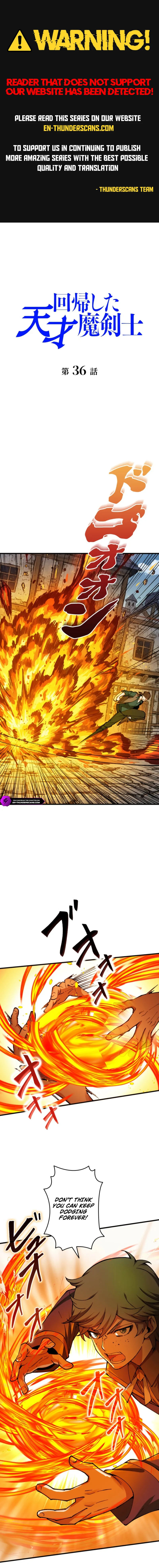 The Return of the Genius Magic Swordsman Chapter 36 — Page 1