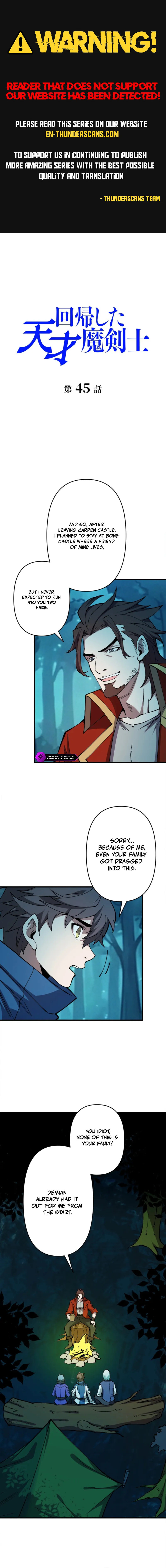 The Return of the Genius Magic Swordsman Chapter 45 — Page 1