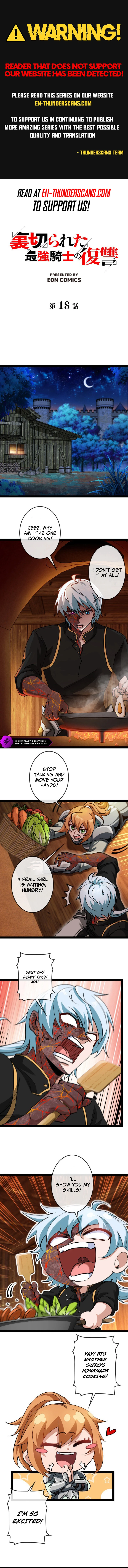 The Revenge of the Betrayed Strongest Knight Chapter 18 — Page 1
