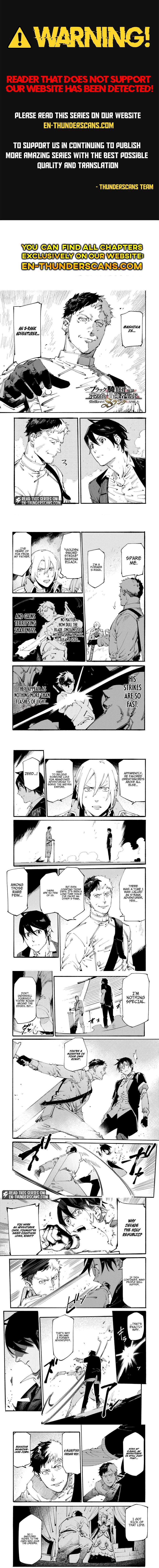 The S*ave of the “Black Knights” Is Recruited by the “White Adventure’s Guild” As an S-ranked Adventurer Chapter 18 — Page 1