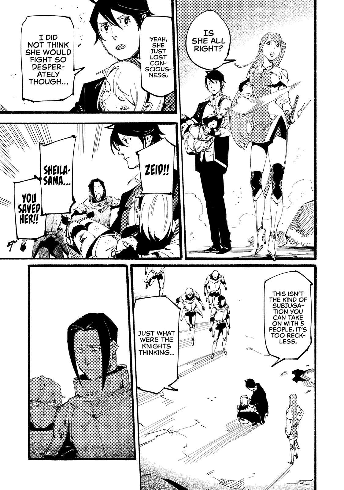 The S*ave of the “Black Knights” Is Recruited by the “White Adventure’s Guild” As an S-ranked Adventurer Chapter 9 — Page 9