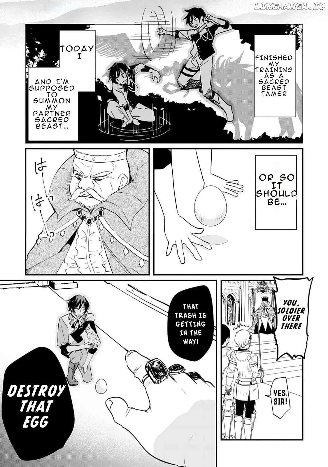 The Sacred Beast Tamer Who Summoned a Lizard (Actually a Divine Dragon) Chapter 1 — Page 24